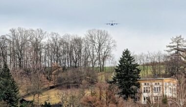 Luftwaffe sorgt über dem Erzgebirge für Aufsehen