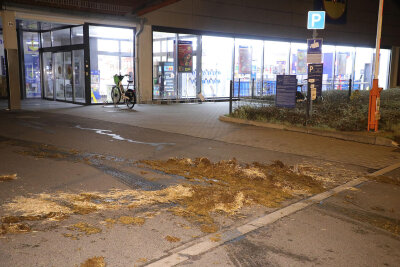 Eklige Hinterlassenschaft: Der Mist ist in der Einfahrt kaum zu übersehen.
