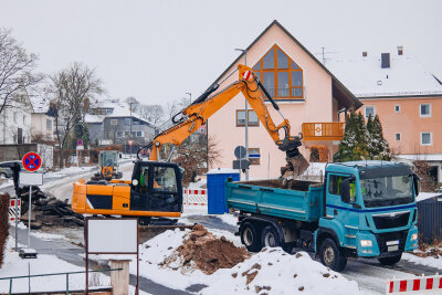 Endspurt auf den Chemnitzer Straßen: Diese Baustellen verschwinden noch vor Weihnachten - Auch kommende Woche kommt es in Chemnitz zu Einschränkungen auf den Straßen. 