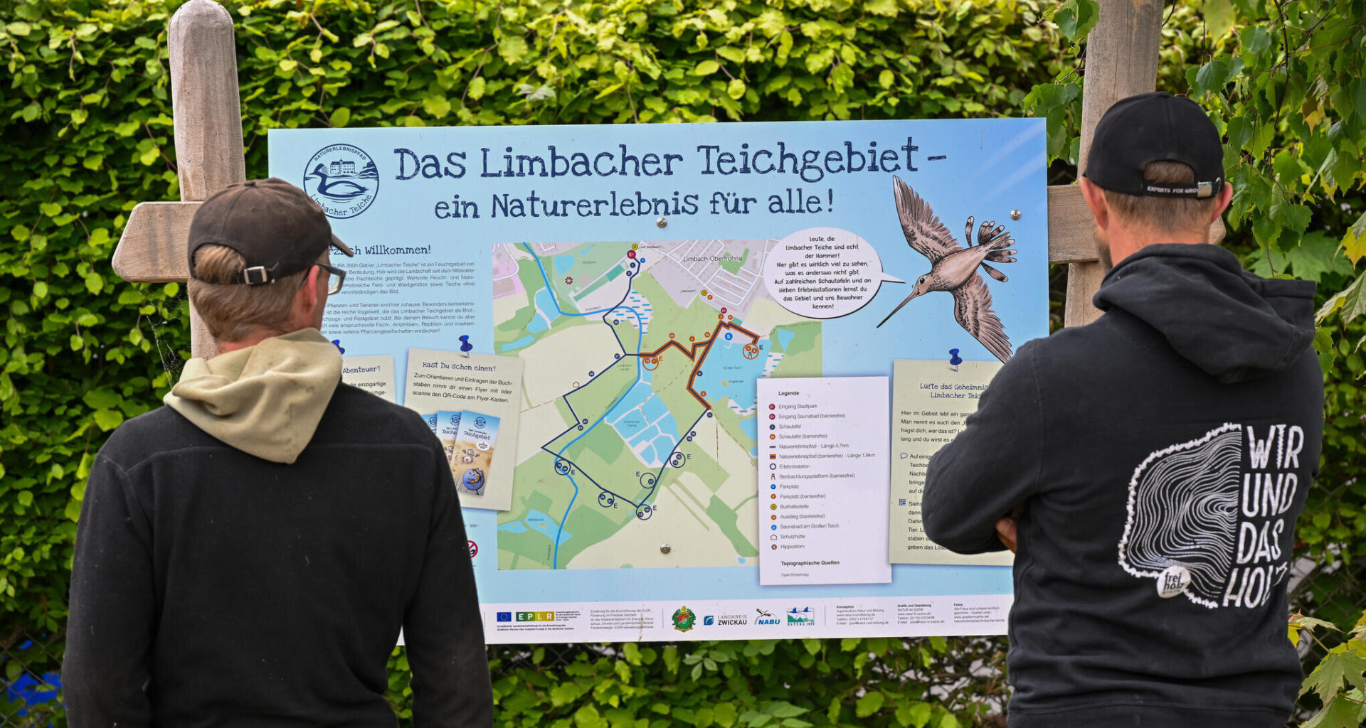 Vandalismus im Limbacher Teichgebiet: Stadt prüft Kontrollmöglichkeiten