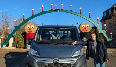 17,50 Meter breit: Erzgebirger baut zweiten Riesen-Schwibbogen