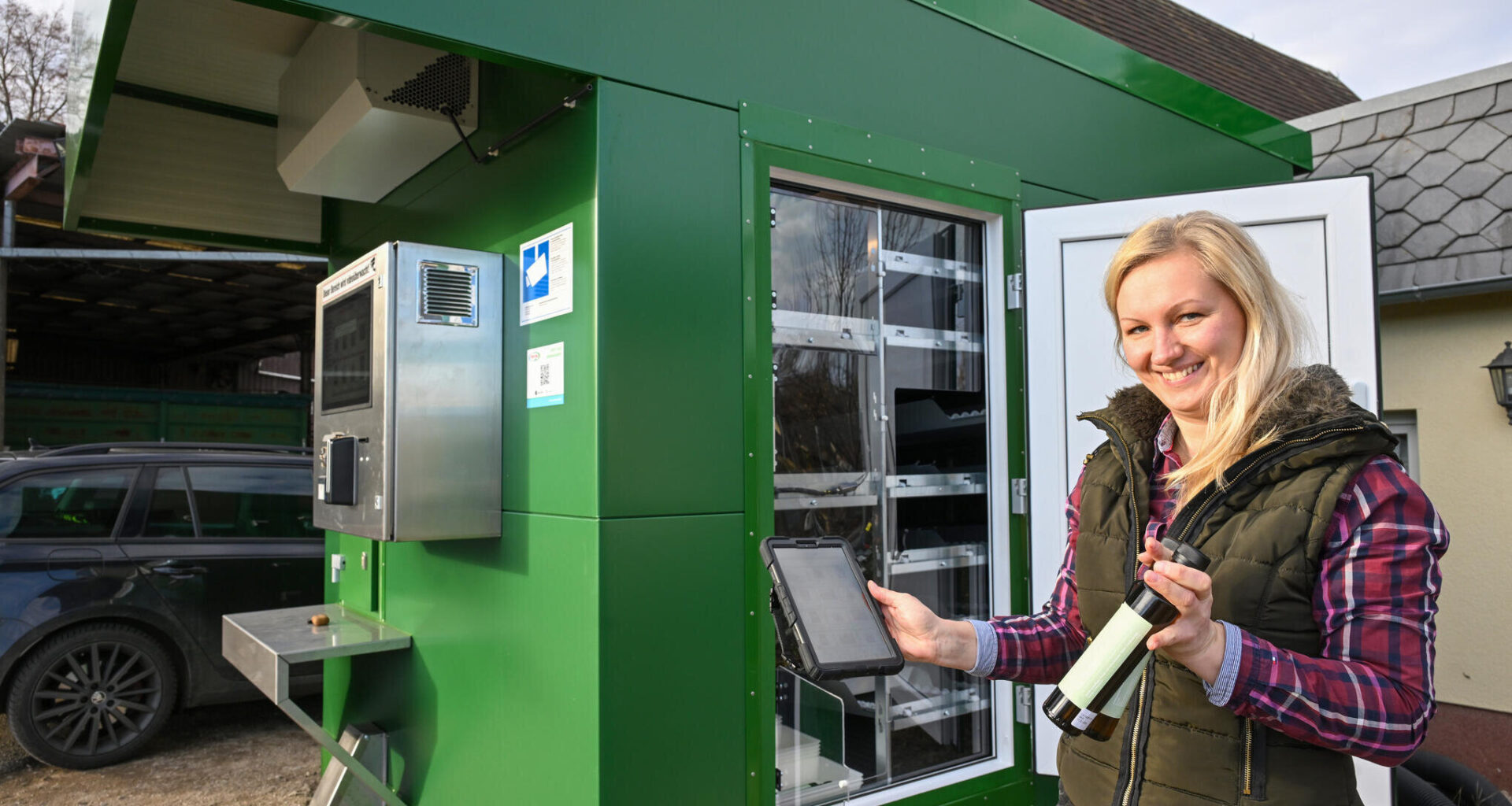 Eier, Fleisch und anderes kann man in Röhrsdorf jetzt rund um die Uhr kaufen