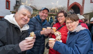 Weihnachtsromantik pur beim Adventsmarkt auf Schloss Rochsburg