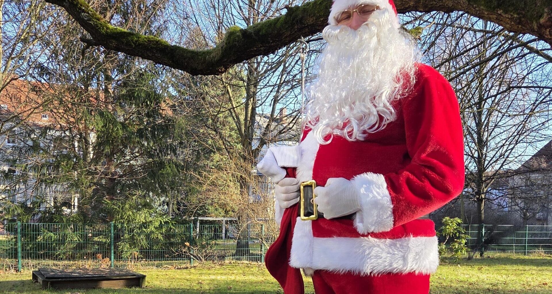 Ein Chemnitzer wird zum Weihnachtsmann