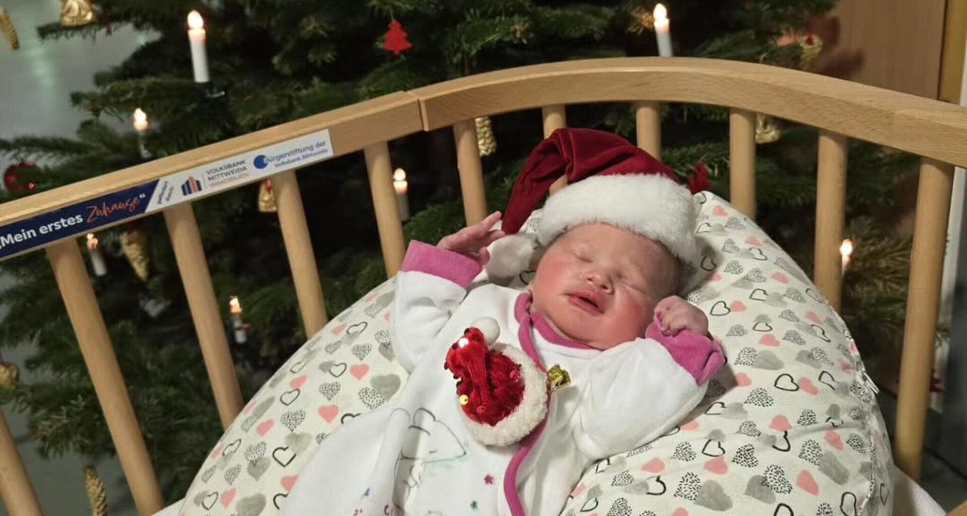 Anastasia hatte es eilig: Weihnachtsbaby in Mittweida geboren