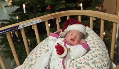 Anastasia hatte es eilig: Weihnachtsbaby in Mittweida geboren