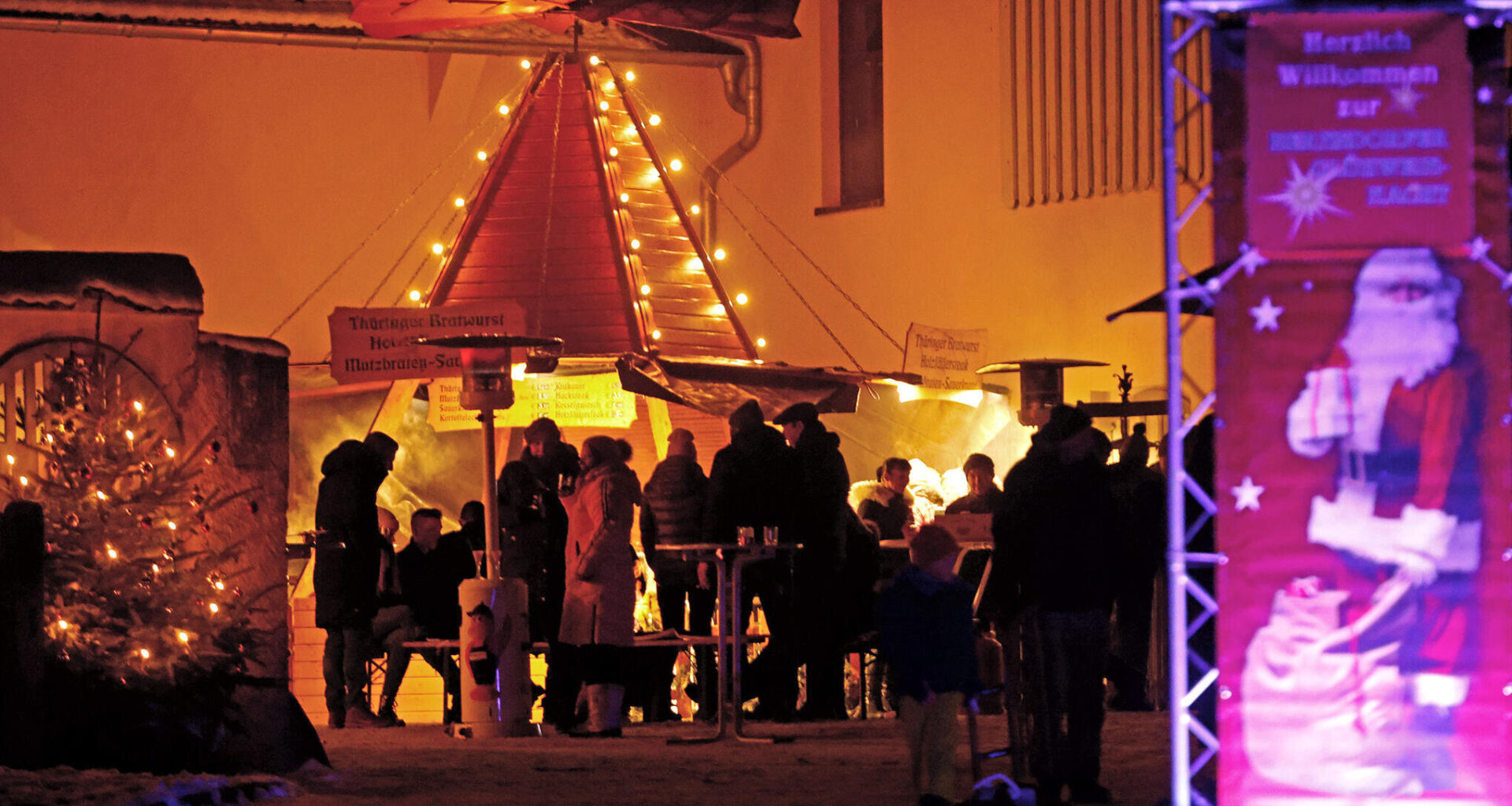Bernsdorfer Bauernhof lockt mit Grillpyramide und Glühwein