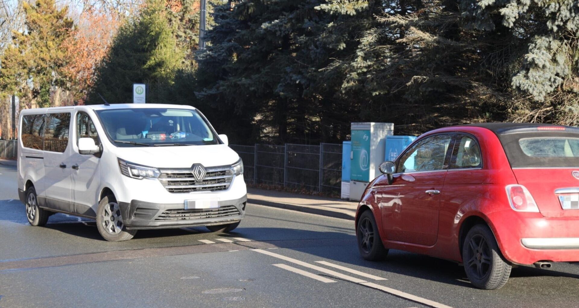 Verkehrsunfall sorgt für Behinderungen in Frankenberg
