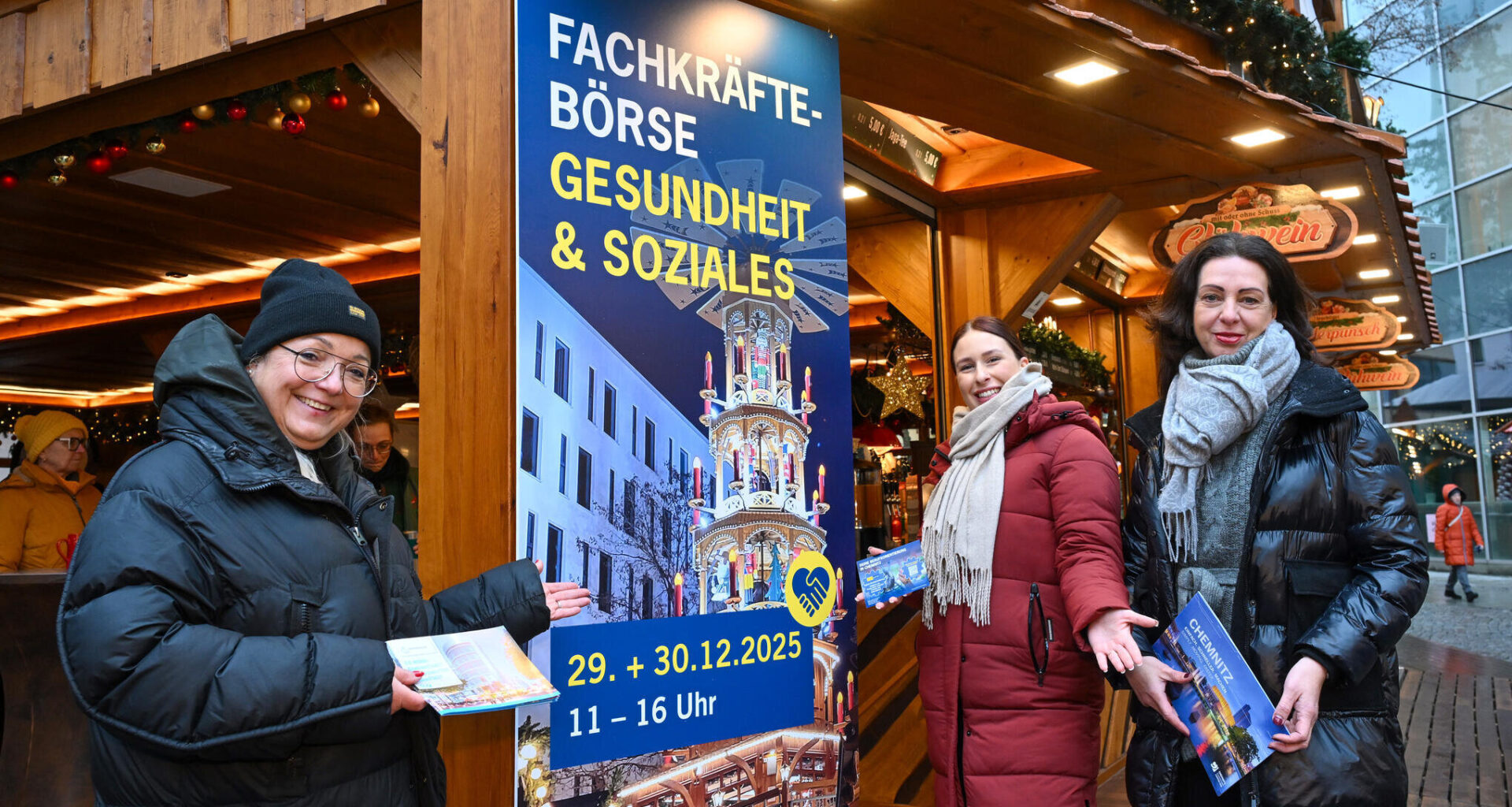 Chemnitzer Winterdorf wird zur Fachkräftebörse für Gesundheit und Soziales