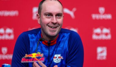 Cheftrainer Ole Werner (RB Leipzig) erwartet Baku und Romulo zum Topspiel gegen Leverkusen zurück. (Archivbild) Foto: Jan Woitas