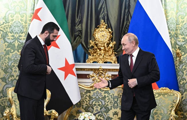 Mitte Oktober empfing Wladimir Putin den neuen syrischen Machthaber Ahmed al-Sharaa im Kreml.