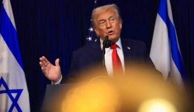 USA unter Trump: Trump droht dem Iran und der Hamas