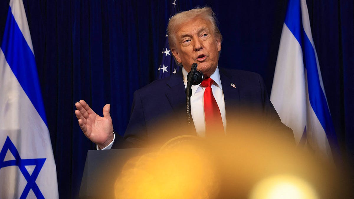 USA unter Trump: Trump droht dem Iran und der Hamas