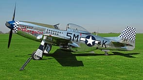 North American P-51 "Lil Margaret" am Boden fotografiert