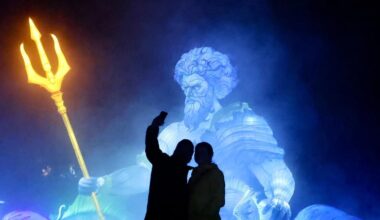 Magische Lichterwelten im Bergzoo Halle eröffnet