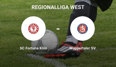SC Fortuna Köln bietet Wuppertaler SV Paroli