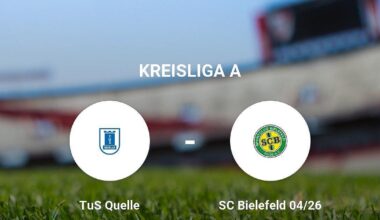 SC Bielefeld 04/26 bietet TuS Quelle Paroli