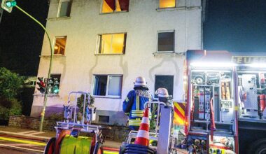 Wohnungsbrand in Bielefeld: Detmolder Straße war zeitweise voll gesperrt