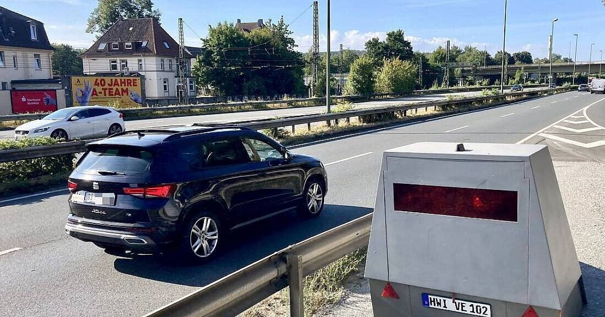 Blitzer in Bielefeld: An diesen 41 Straßen wird aktuell geblitzt