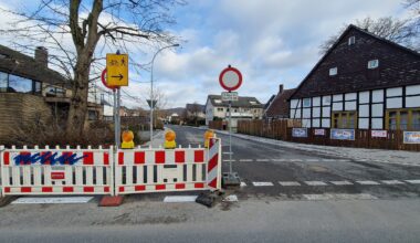 Letztes Drittel der Erneuerungsarbeiten der Straße von Halle nach Werther | Haller Kreisblatt