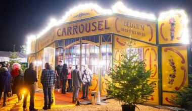 Nur noch für kurze Zeit: Das Spiegelzelt im Ravensberger Park