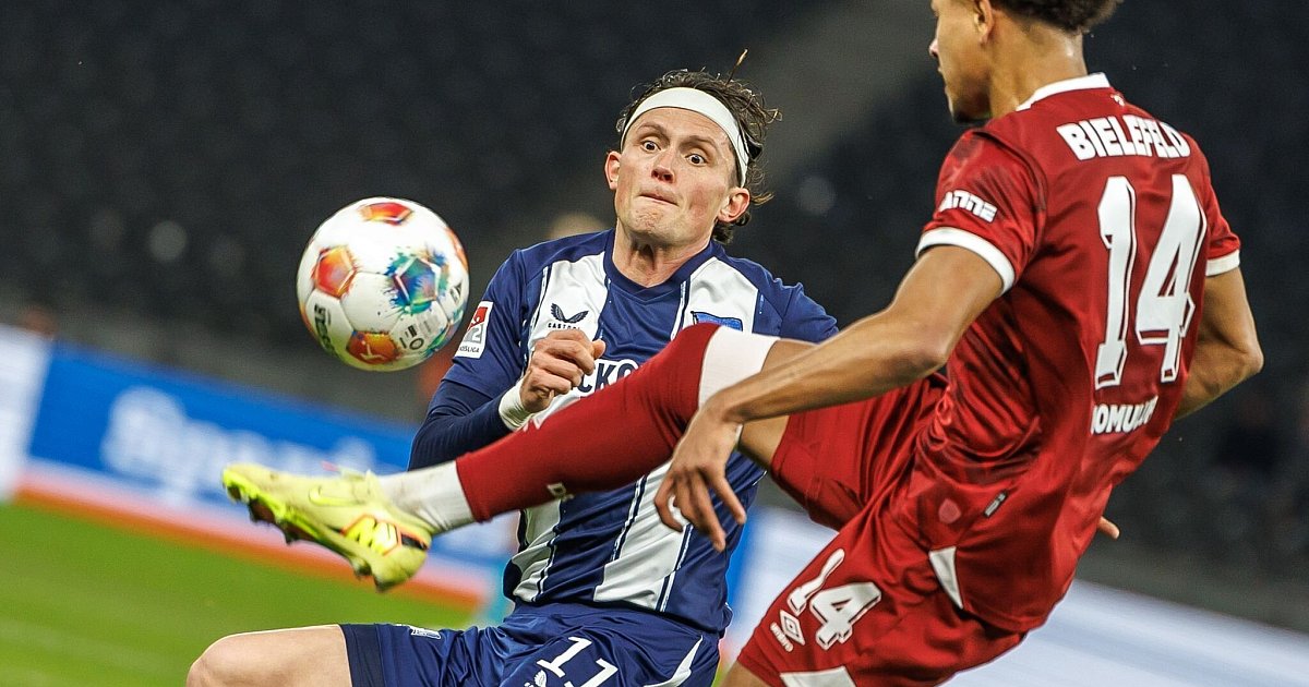 Hertha kassiert in letzter Sekunde Ausgleich gegen Bielefeld