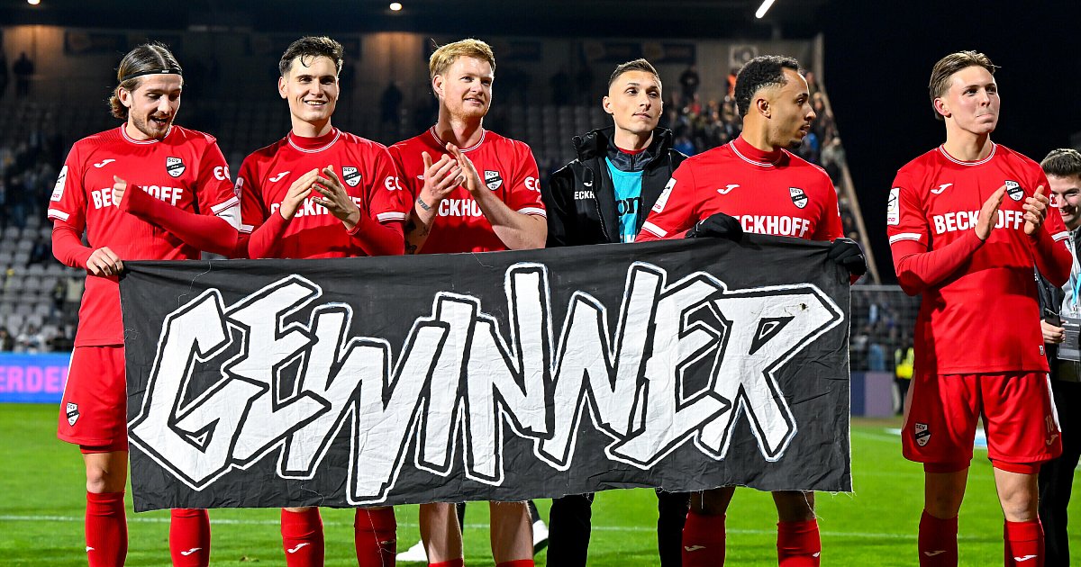 SC Verl gewinnt bei 1860 München und springt vorerst auf einen Aufstiegsplatz