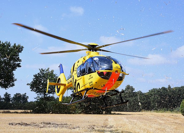 "Christoph Europa 2" hebt ab. - © ADAC