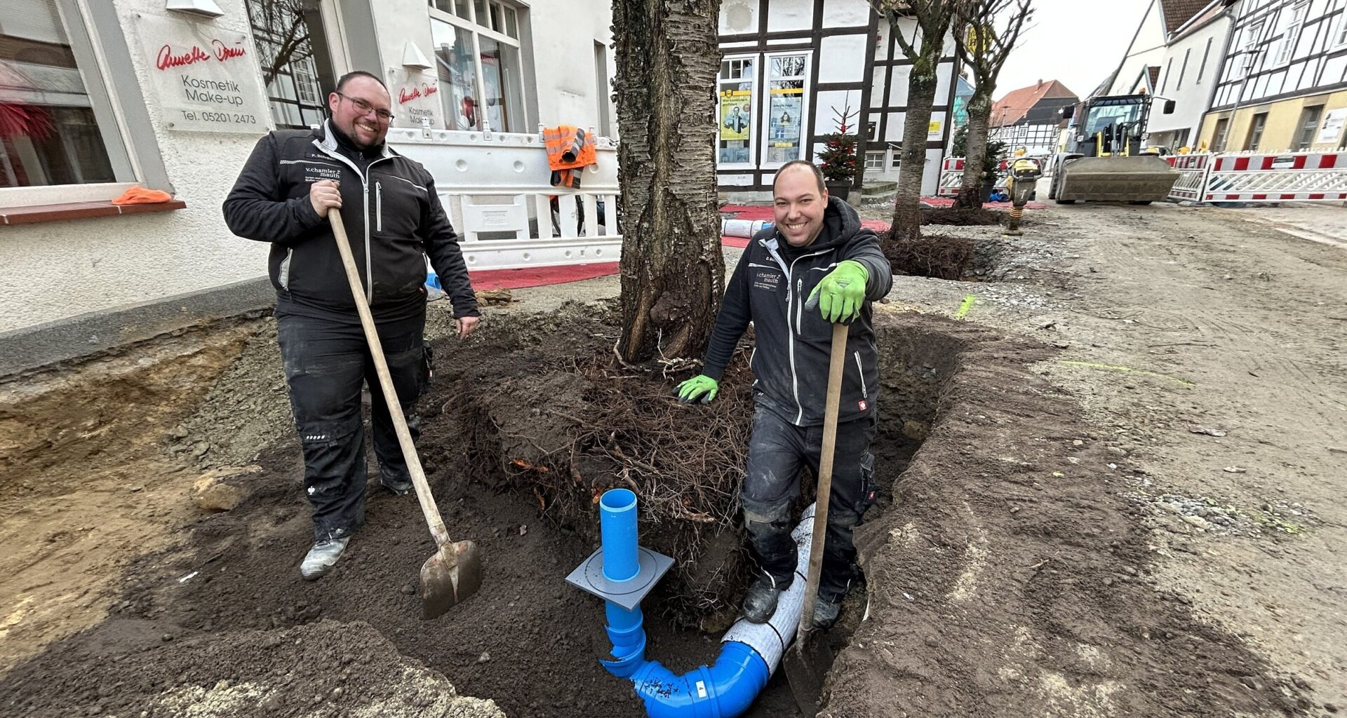 Aufwendige Rettung in Halle: Japanische Kirschbäume werden geschützt | Haller Kreisblatt