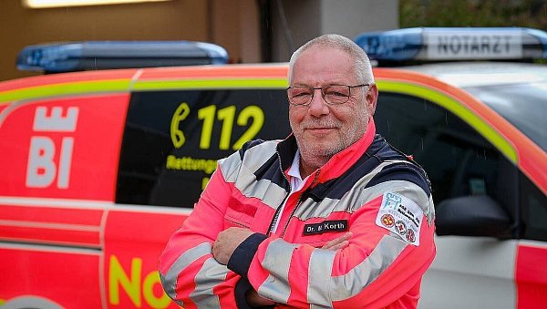 Michael Korth verzichtete auf Freizeit und Privatleben, um für Bielefeld und für den Rettungsdienst etwas zu bewegen. - © Andreas Zobe
