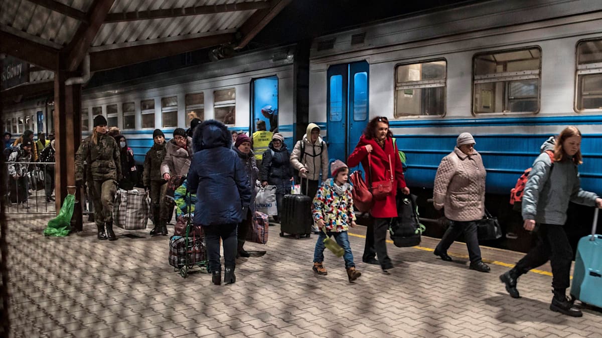 Aber in der Ukraine fahren die Züge viel pünktlicher als in Deutschland