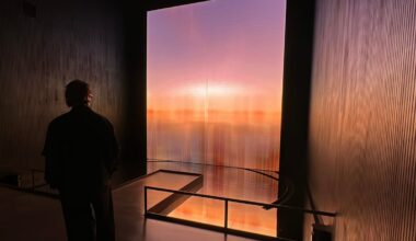 Ein „göttlicher Moment“ überrascht Besucher