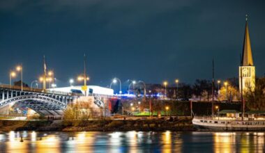 Erneut Großkontrolle der Mainzer Polizei auf Theodor-Heuss-Brücke
