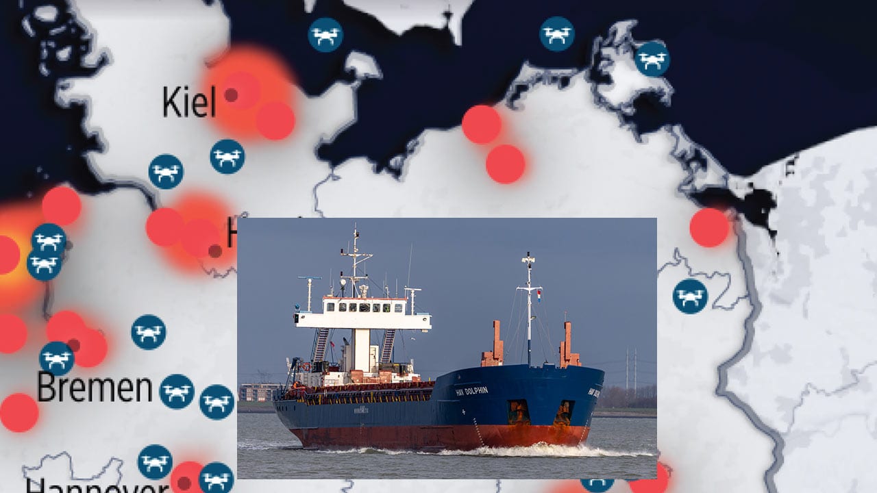 Drohnen-Alarm! Recherchen legen Verbindungen zu Russen-Frachtern offen | Politik