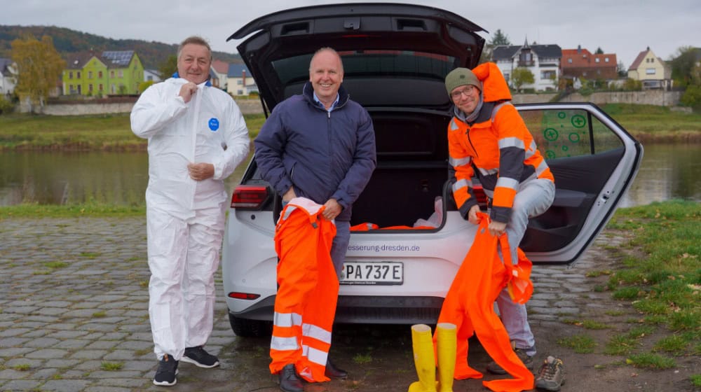 Eine Inspektionstour auf der Elbe