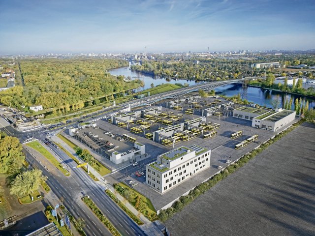 So soll der neue Betriebshof aus Sicht der BVG-Planer bald aussehen.
