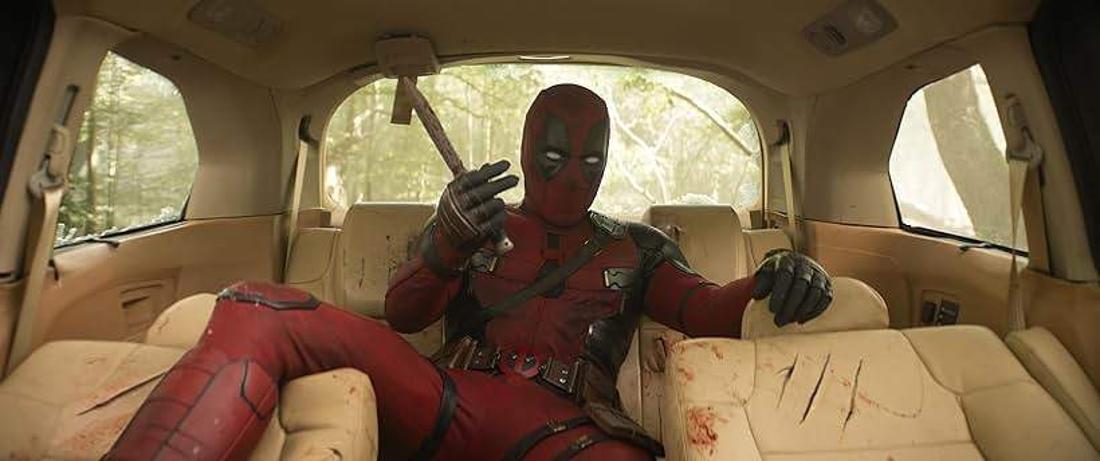 Ein Kampf im Auto ist unvermeidlich zwischen „Deadpool and Wolverine“.