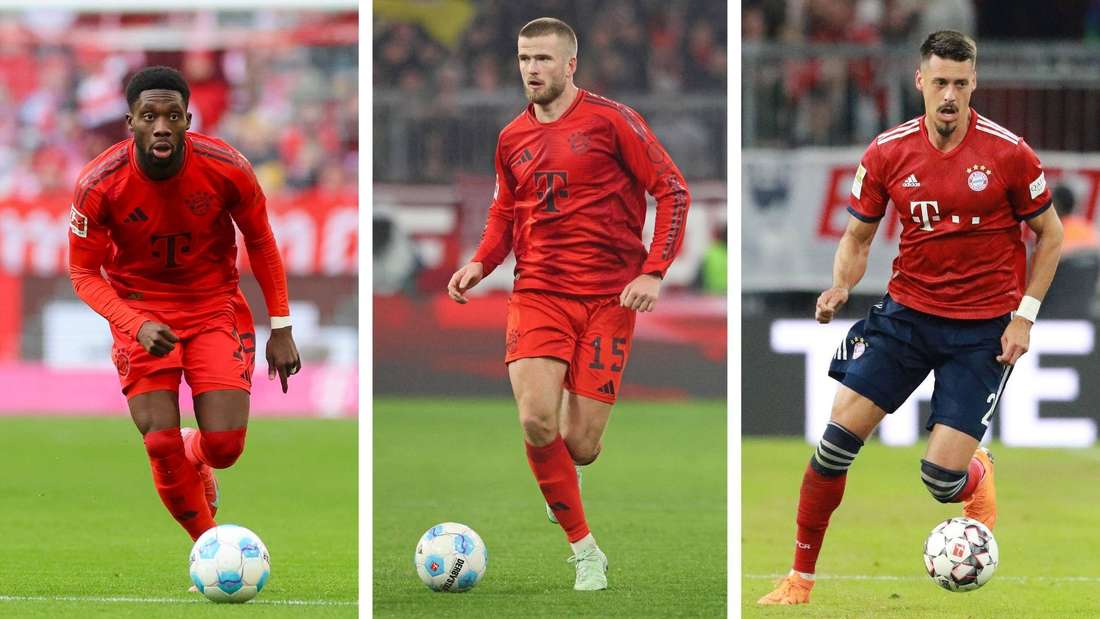 Alphonso Davies (v.l.), Eric Dier und Sandro Wagner sind drei der besten Transfers, die der FC Bayern im Winter getätigt hat.