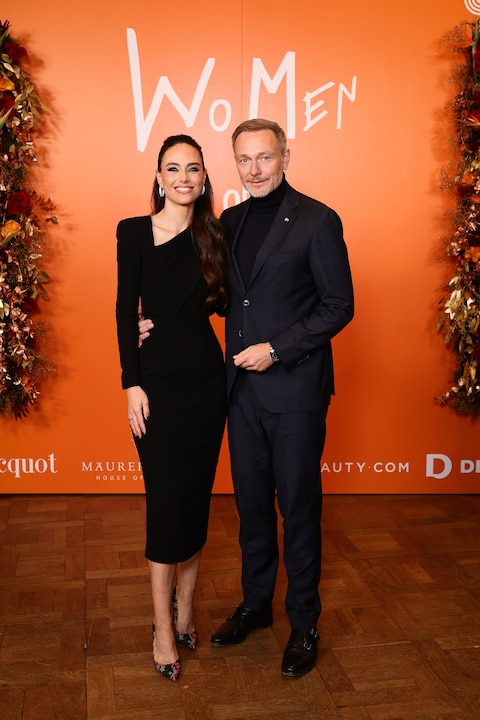 Franca Lehfeldt und Christian Lindner beim "WoMen on Top"-Award