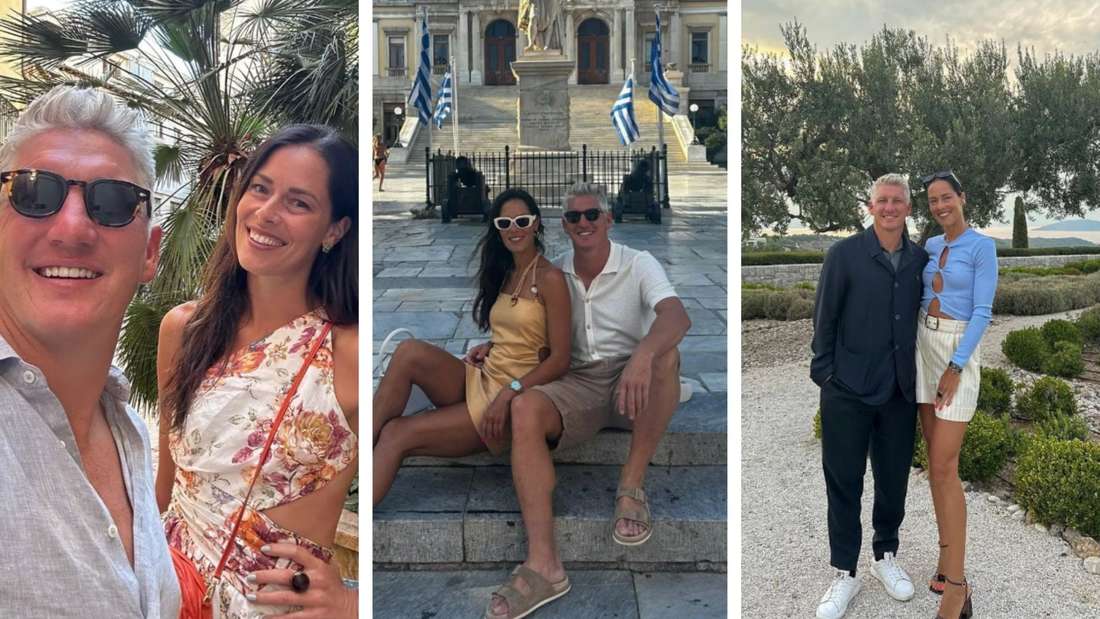 Griechenland, Italien, …: Über die Jahre zeigten sich Schweinsteiger und Ivanovic in vielen Metropolen dieser Welt.