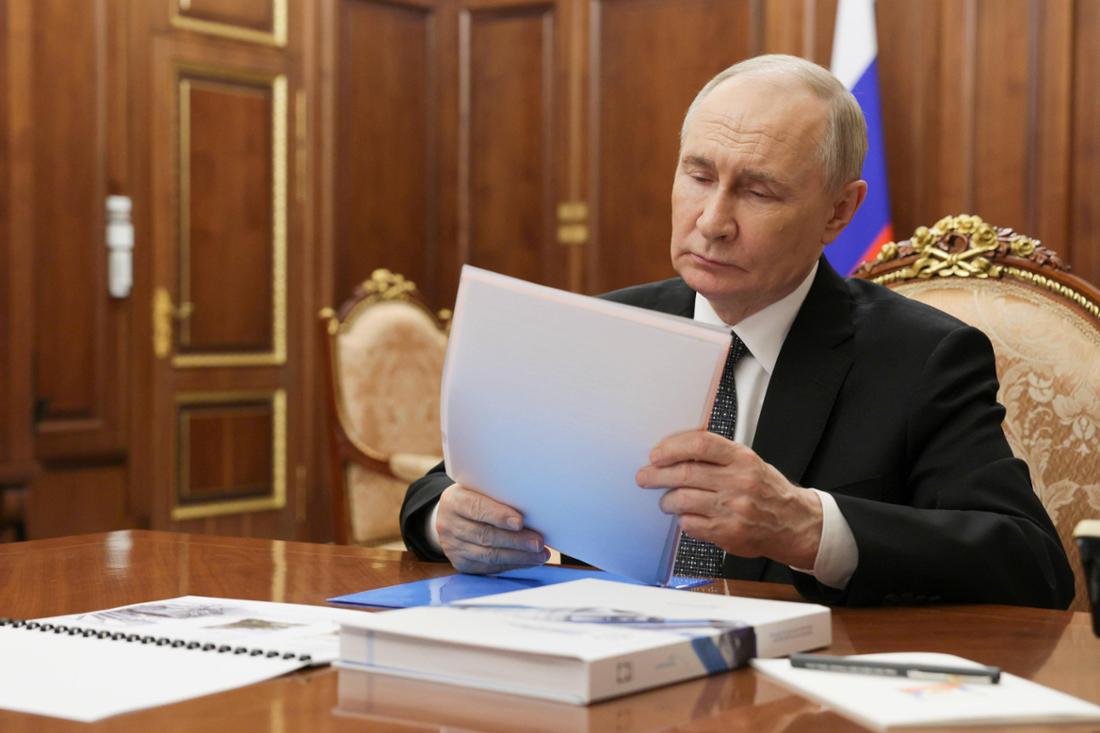 Wladimir Putin in Moskau.