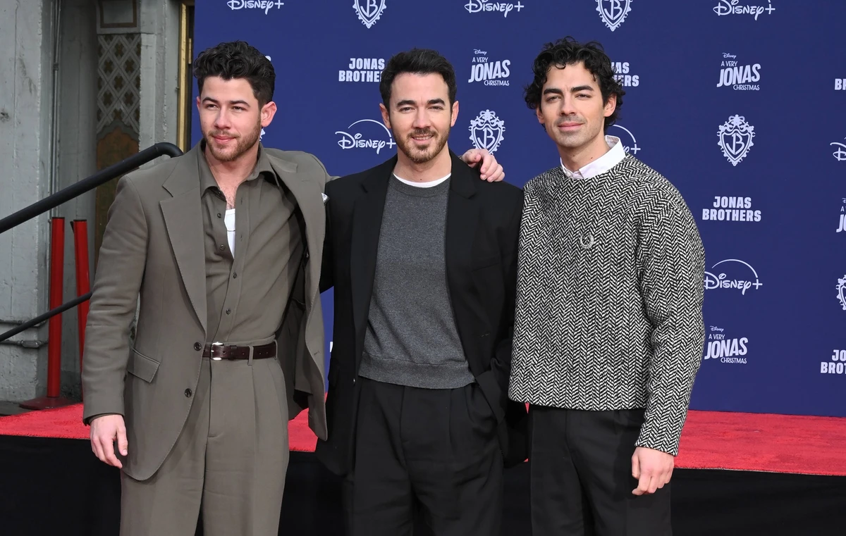 Jonas Brothers Hand and Footprint Ceremony Nick Jonas, Kevin Jonas and Joe Jonas at the Jonas Brothers Hand and Footprint In Cement Ceremony held at the TCL Chinese Theatre on December 3, 2025 in Holl ...