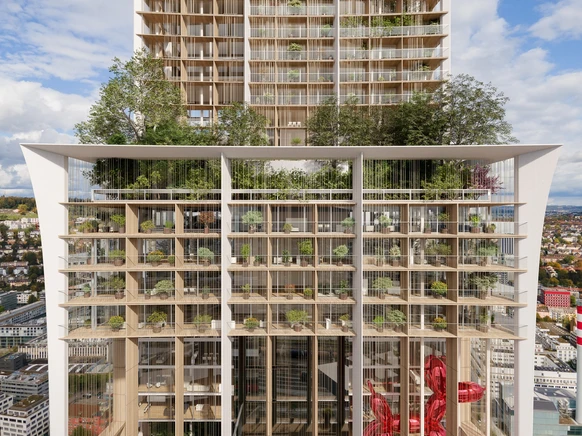 Elysium Hochhaus Projekt Zürich