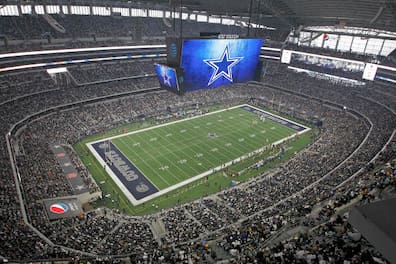 Das AT&T Stadium der Dallas Cowboys ist eines von elf US-Stadien bei der WM 2026. Hier wird unter anderem ein Halbfinale ausgetragen.