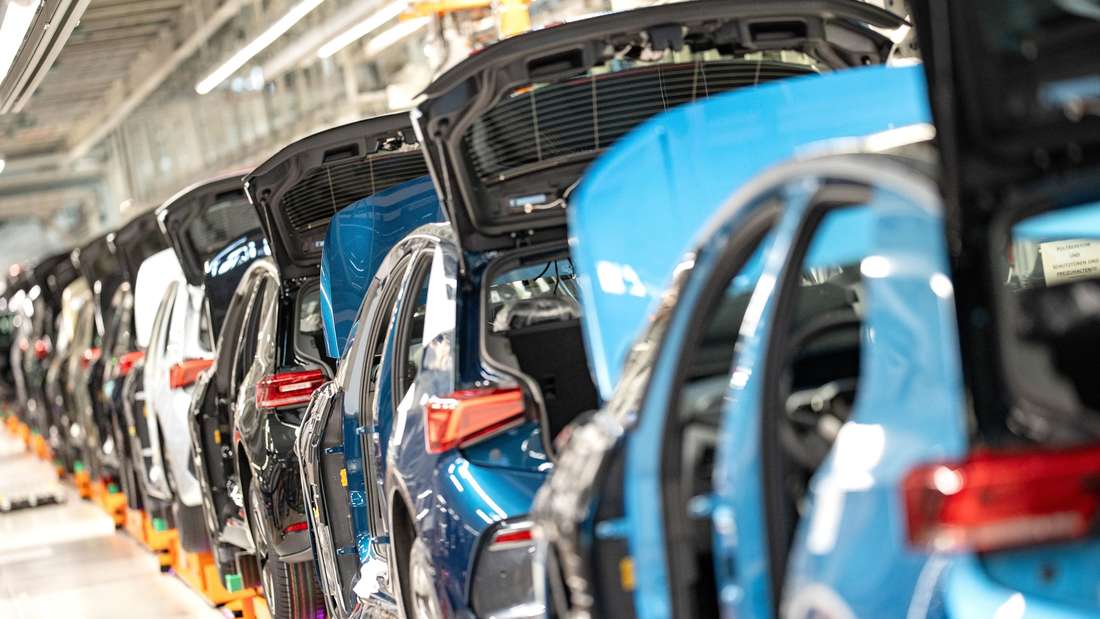Elektroauto-Produktion bei VW in Zwickau: In Europa ist die Nachfrage massiv gewachsen
