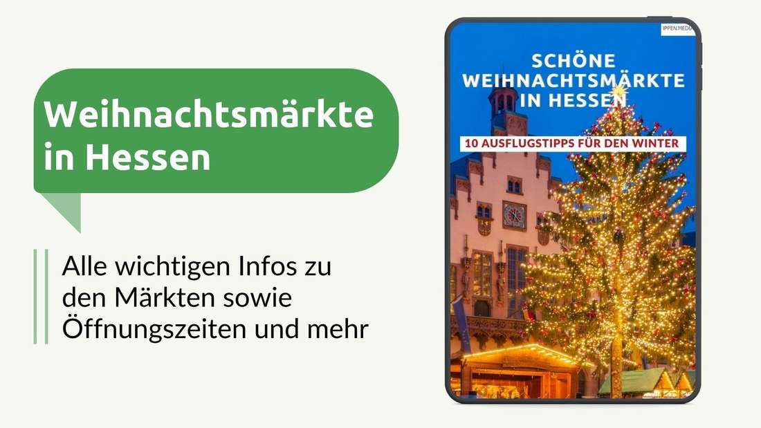 Die erste Seite des Ausflugsmagazins mit Tipps für Weihnachtsmärkte in Hessen.