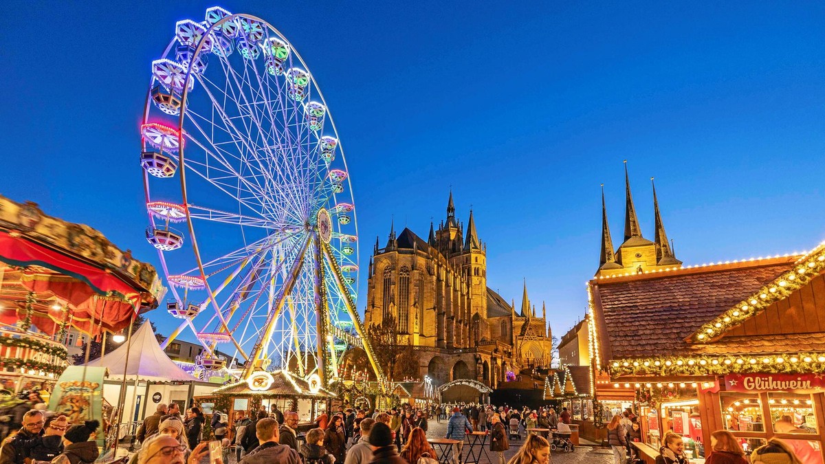 Zum 173. Mal öffnet der Erfurter Weihnachtsmarkt seine Türen. Auch in diesem Jahr werden wieder Hunderttausende Besucher erwartet.