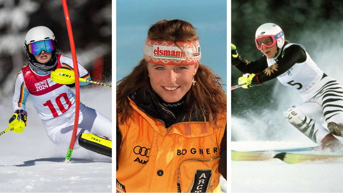 Romy Ertl (li.) auf den Spuren von Mama Martina in der Mitte und rechts.