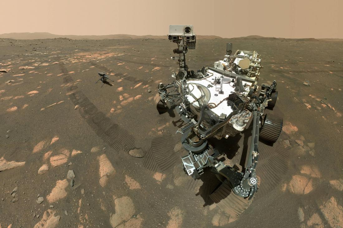 Der NASA-Rover „Perseverance“ auf dem Mars. (Archivbild)