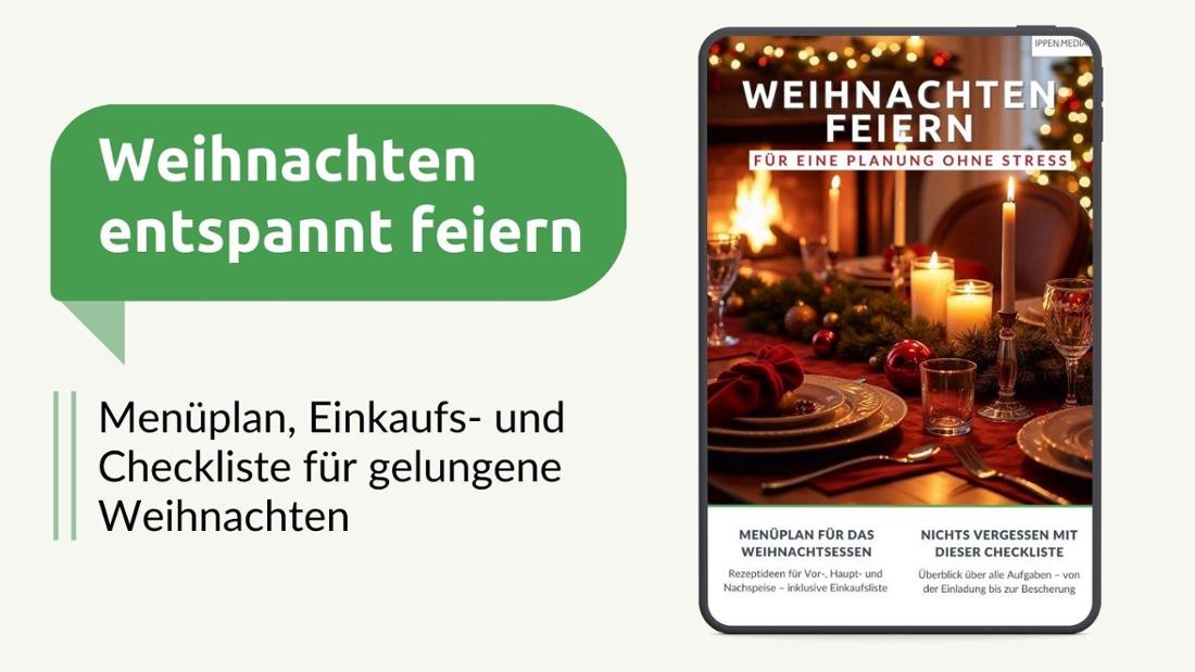 Tipps für eine Weihnachtsfeier ohne Stress.